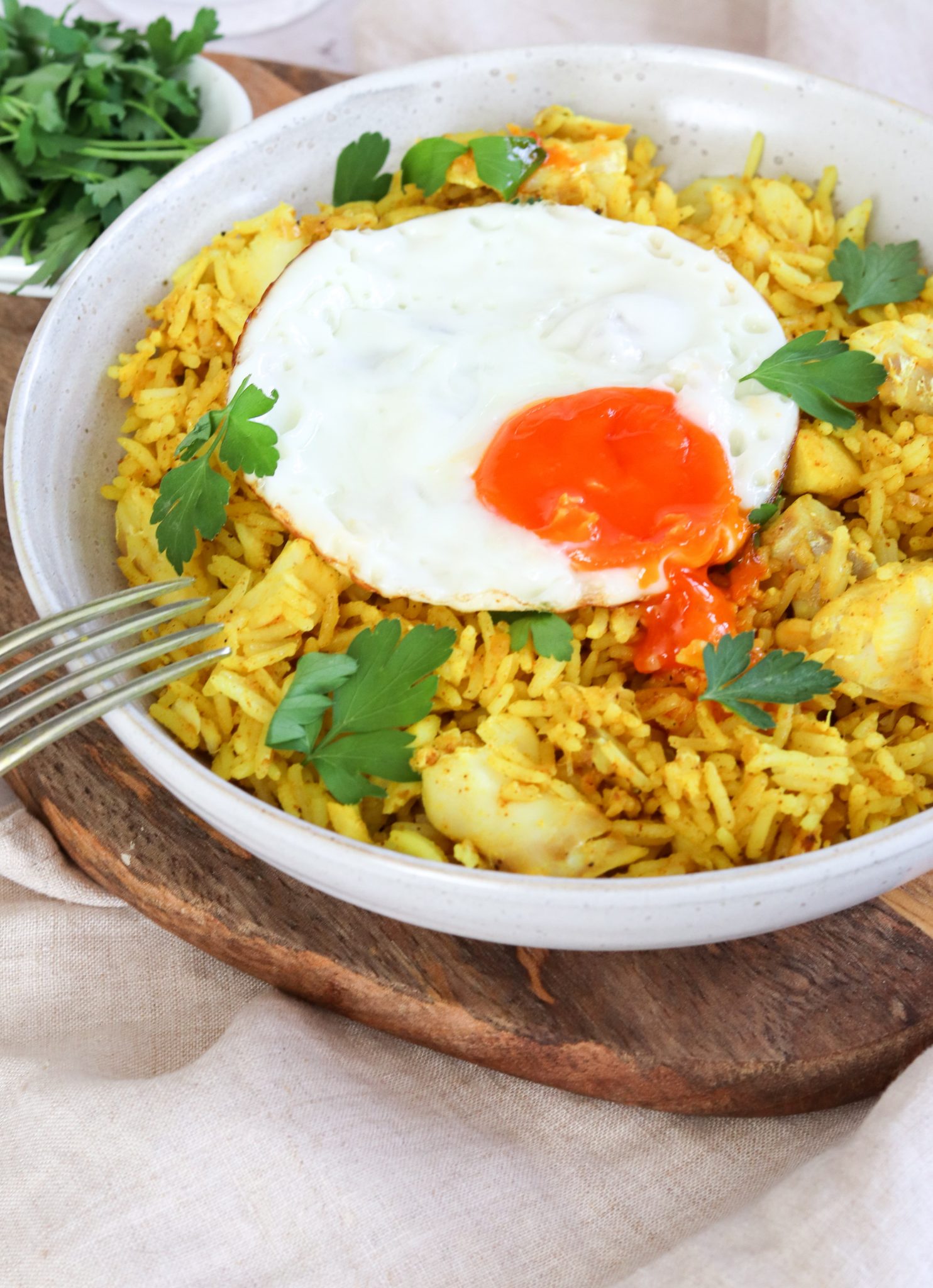 Spiced Haddock Rice (Kedgeree) Curly's Cooking