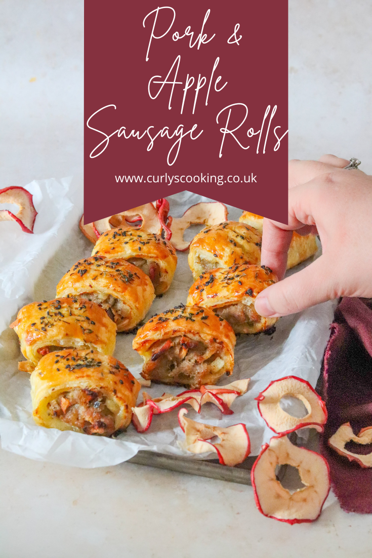 Pork & Apple Sausage Rolls Curly's Cooking