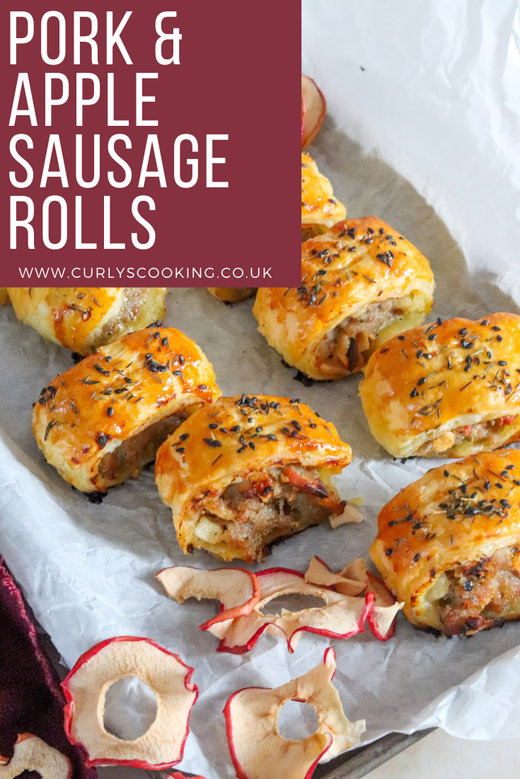 Pork & Apple Sausage Rolls Curly's Cooking