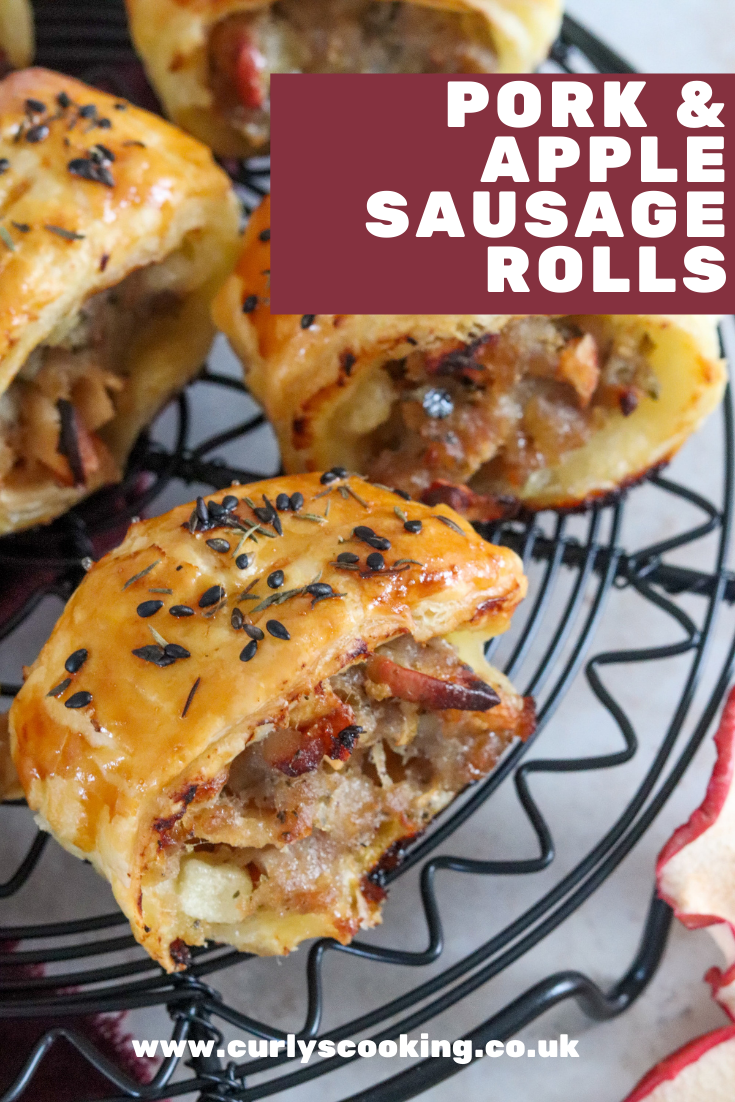 Pork & Apple Sausage Rolls Curly's Cooking