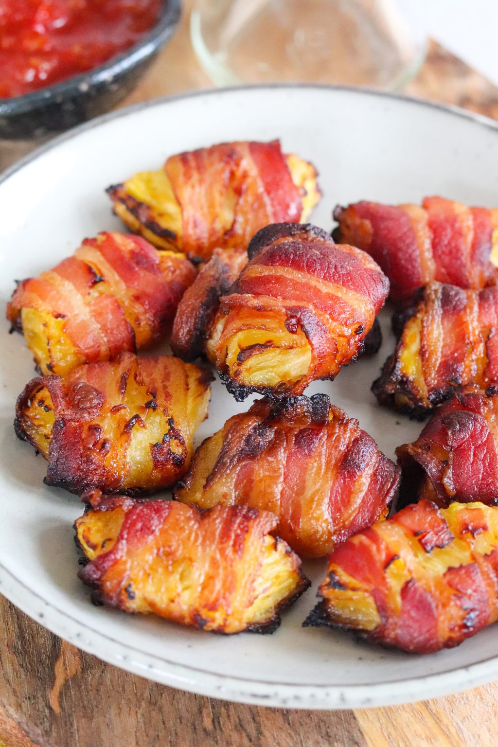 Bacon Wrapped Pineapple (Air Fryer) Curly's Cooking