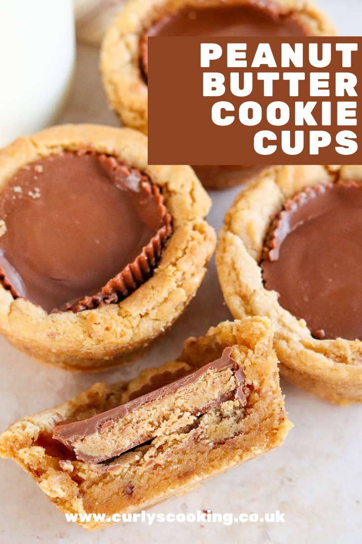 Peanut Butter Cookie Cups (UK Recipe) Curly's Cooking