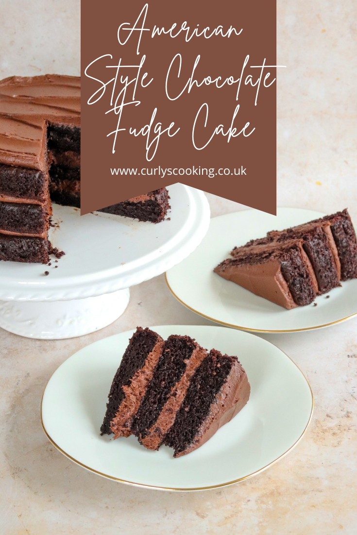 American Style Chocolate Fudge Cake Curly's Cooking