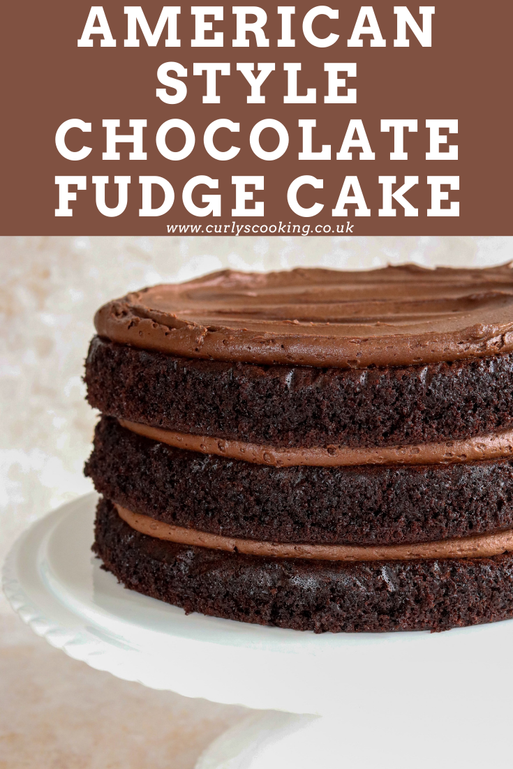American Style Chocolate Fudge Cake Curly's Cooking