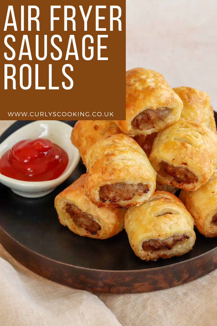 Air Fryer Sausage Rolls Curly's Cooking