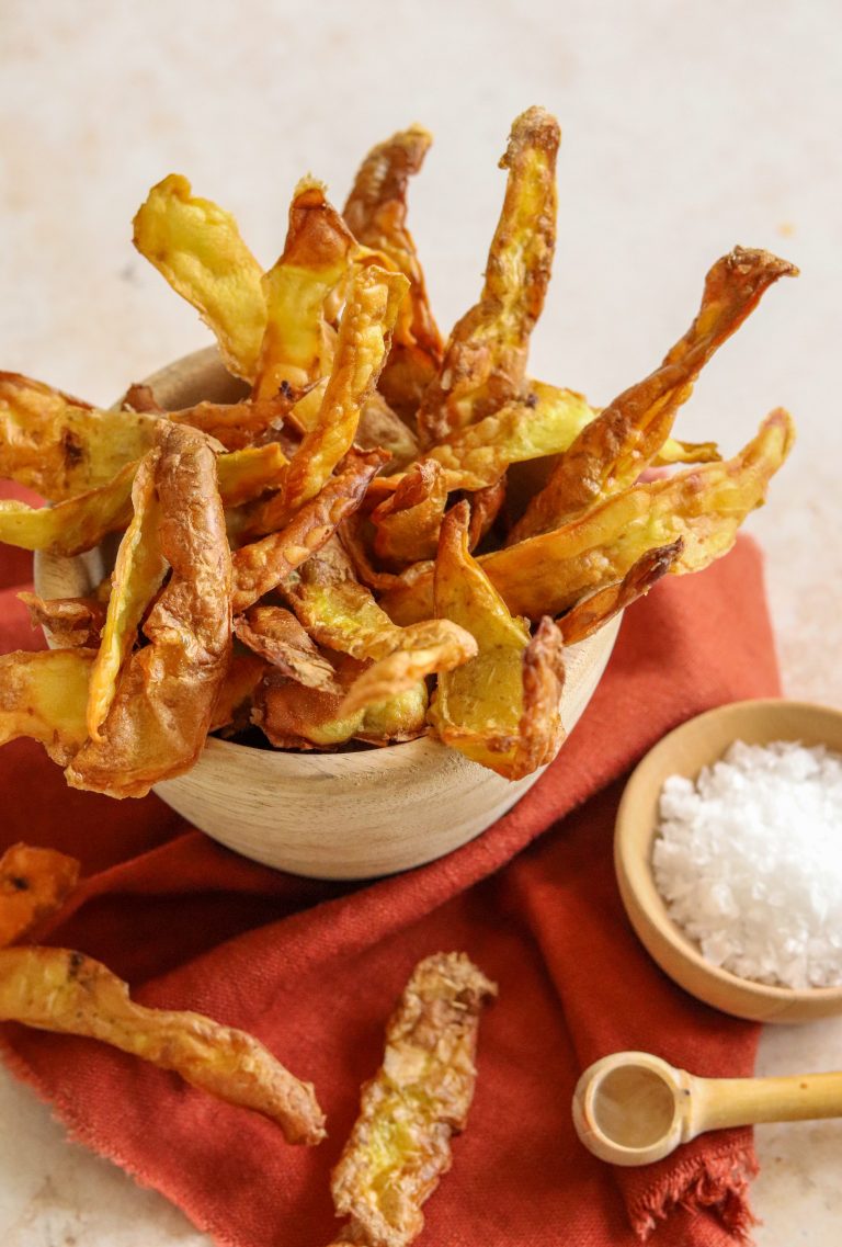 Air Fryer Potato Peel Crisps Curly's Cooking