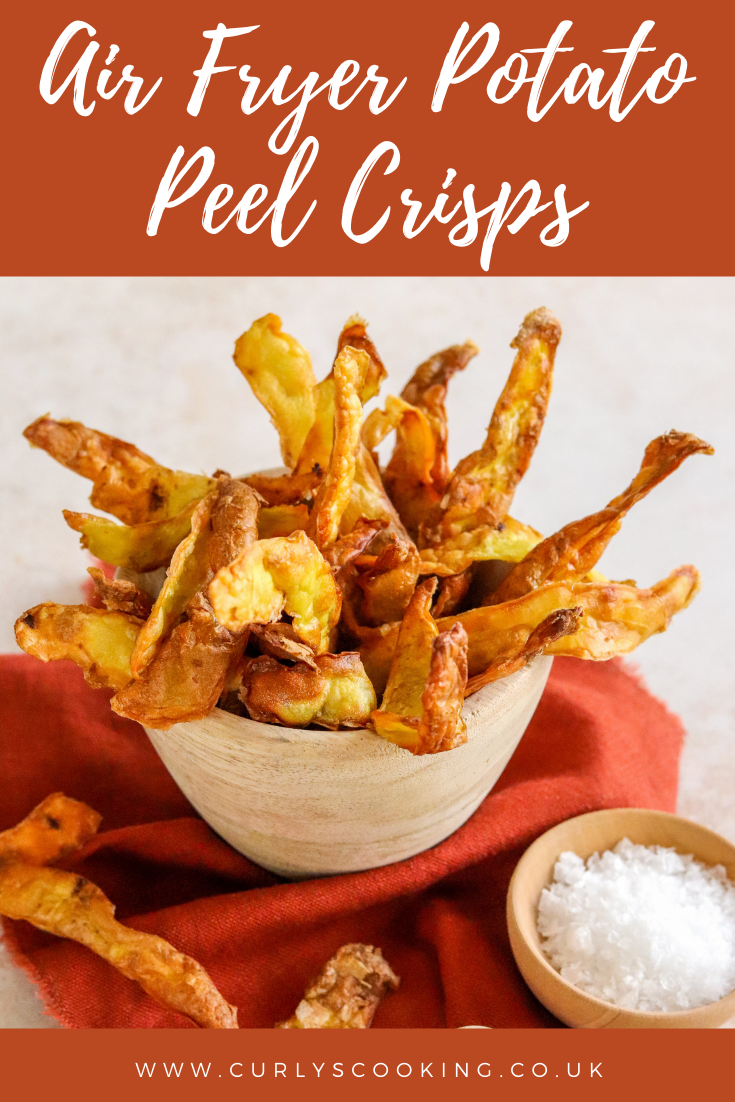 Air Fryer Potato Peel Crisps Curly's Cooking