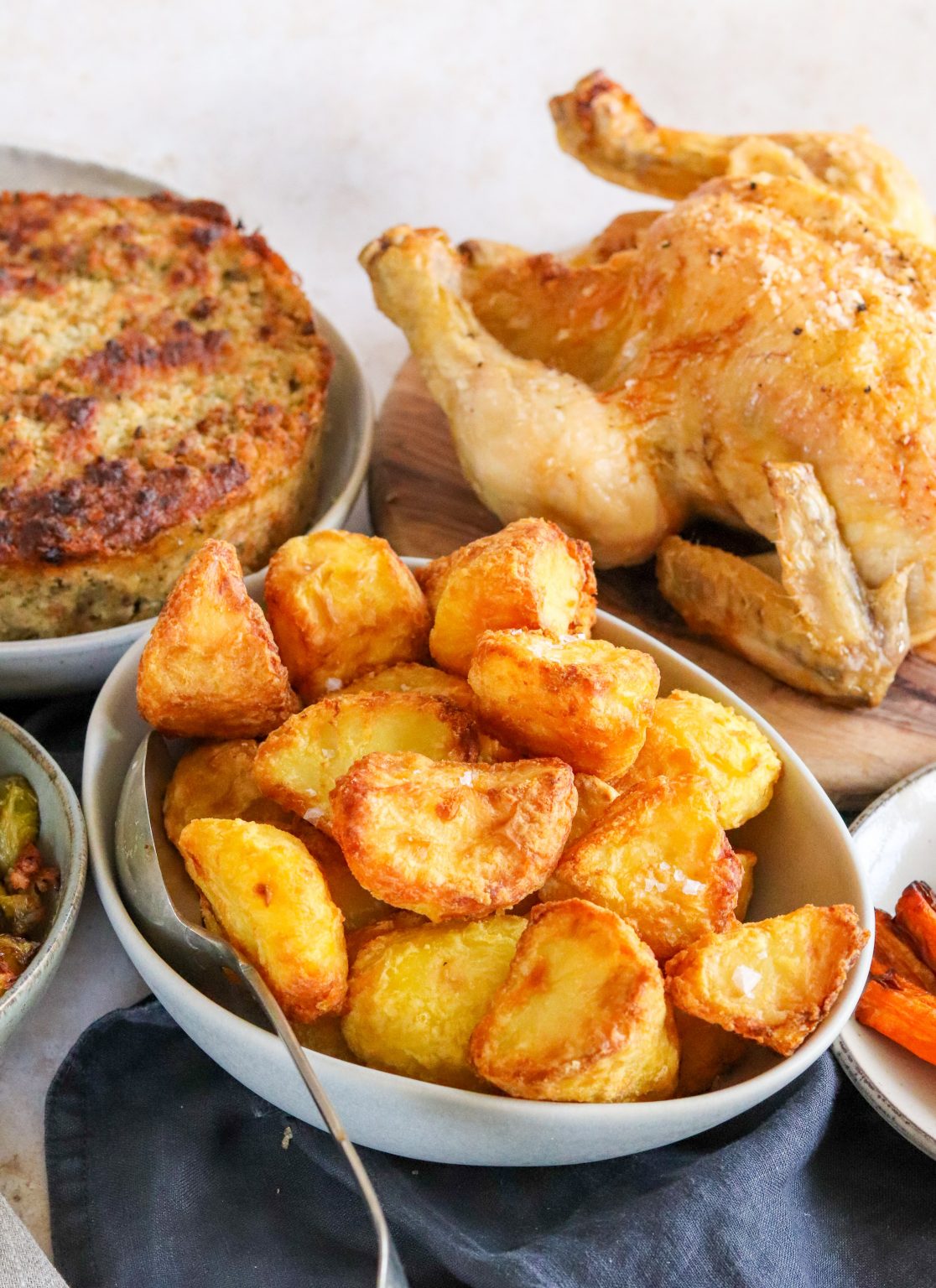 Simple Air Fryer Roast Potatoes Curly's Cooking