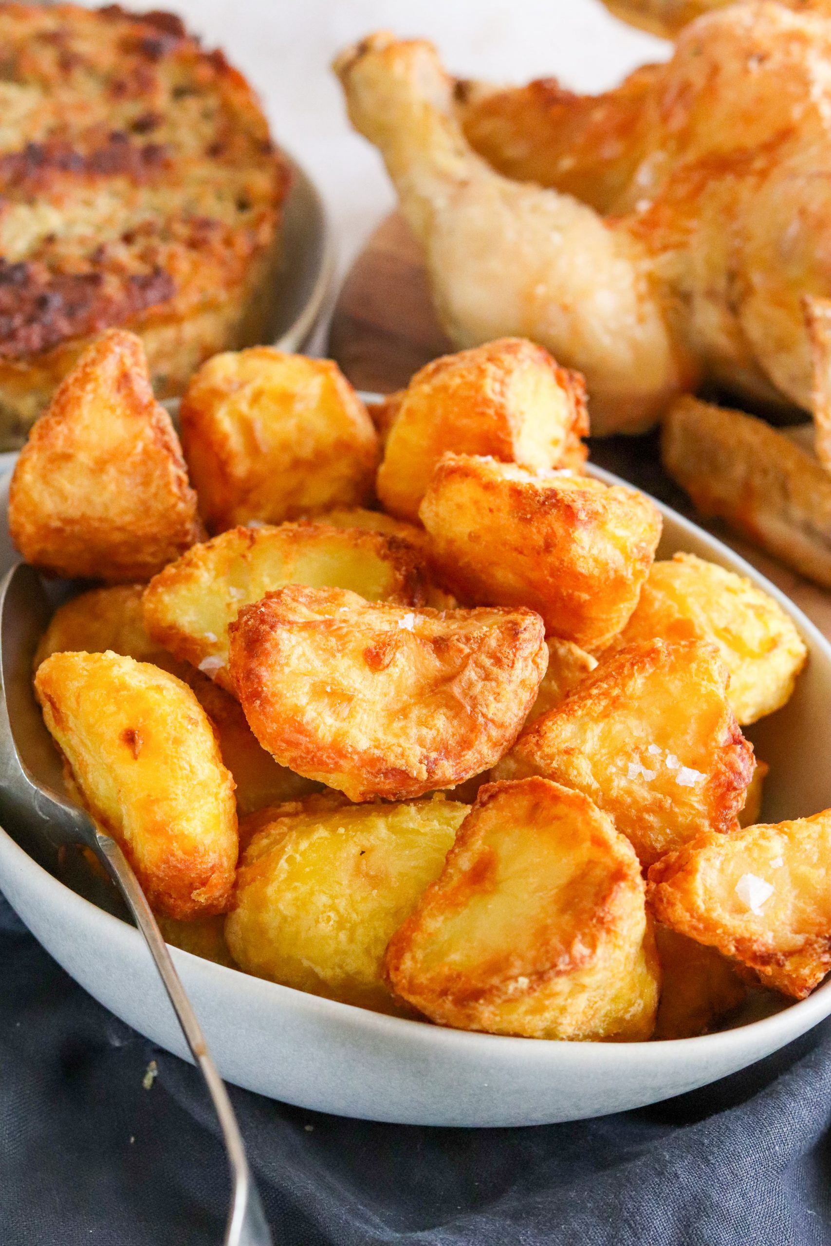 Simple Air Fryer Roast Potatoes – Curly's Cooking