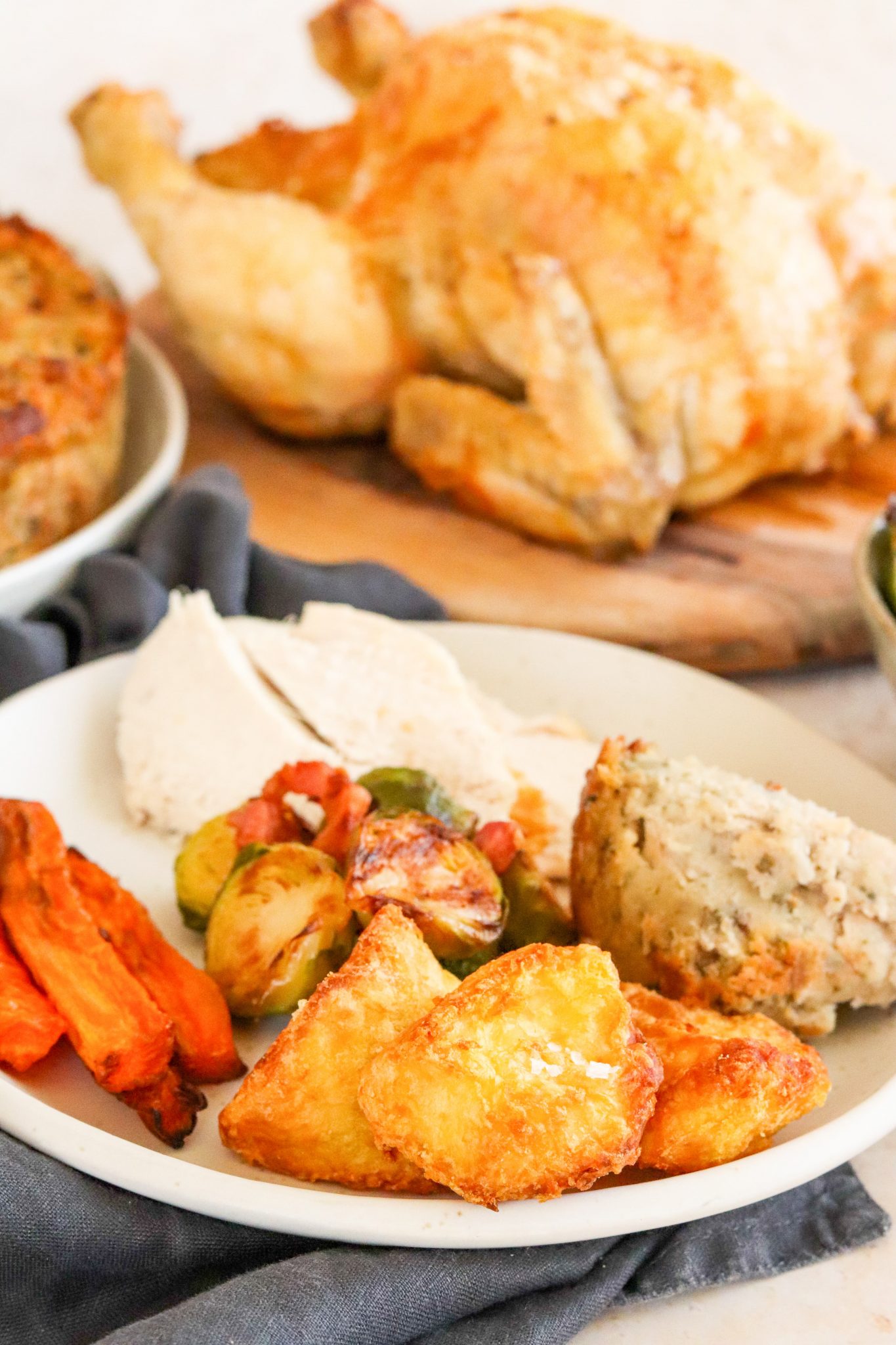 Simple Air Fryer Roast Potatoes Curly's Cooking