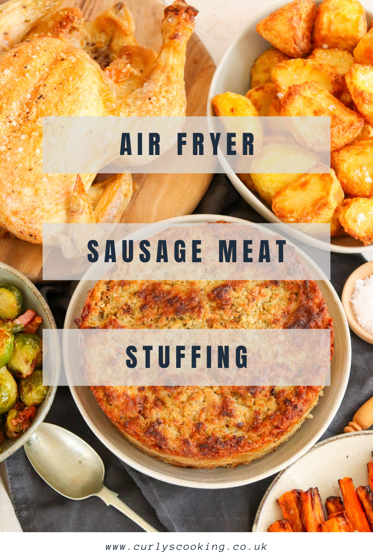 Air Fryer Sausage Meat Stuffing Curly's Cooking