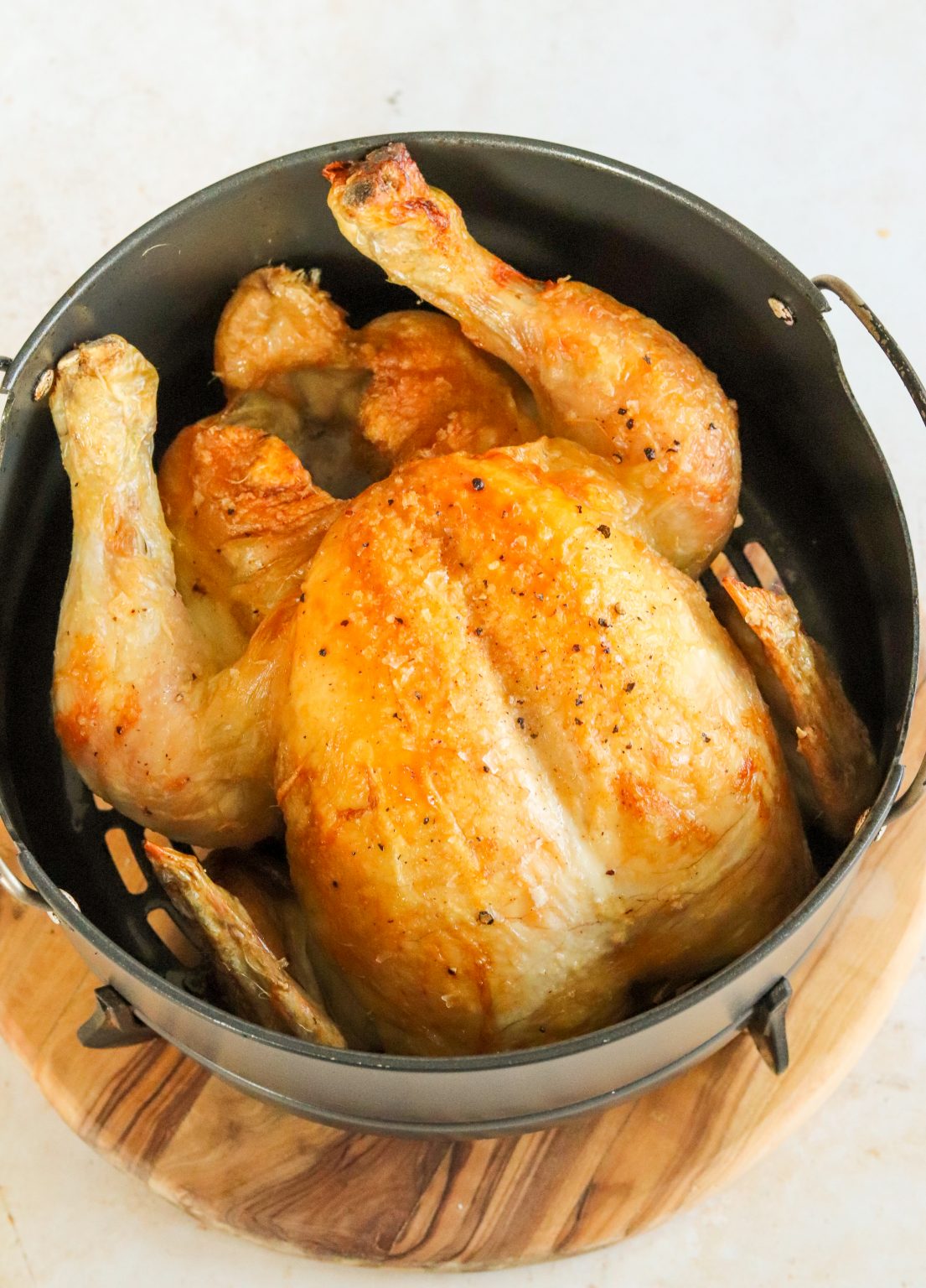 Simple Air Fryer Whole Roast Chicken – Curly's Cooking