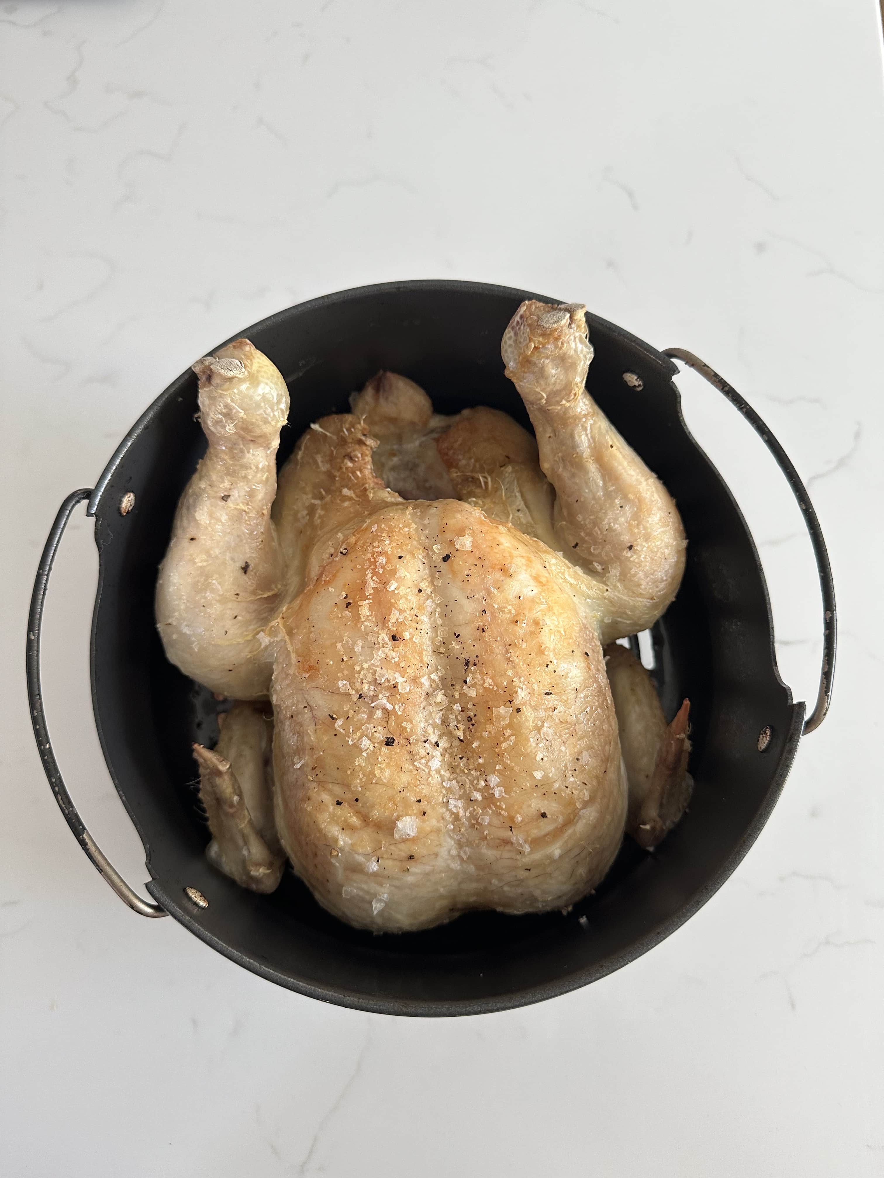 Simple Air Fryer Whole Roast Chicken – Curly's Cooking
