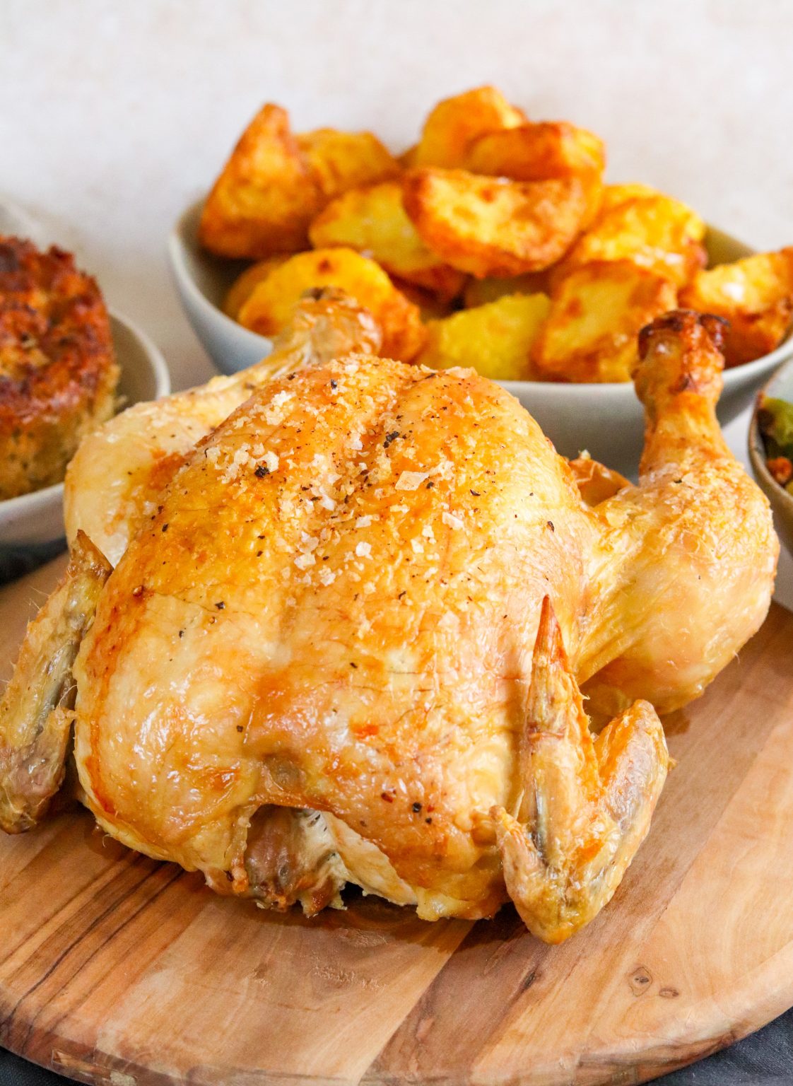 Simple Air Fryer Whole Roast Chicken – Curly's Cooking