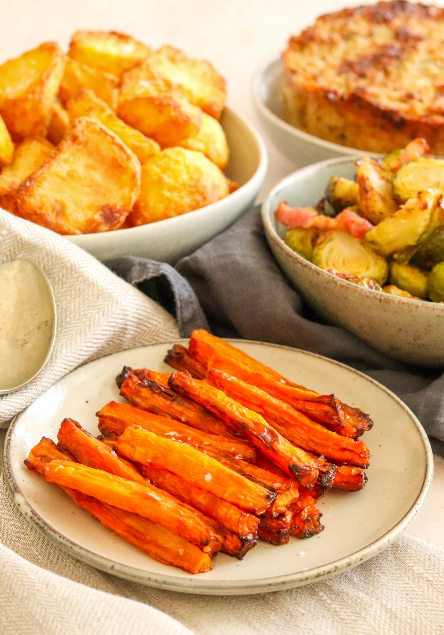 Roasted Air Fryer Carrots Curly's Cooking