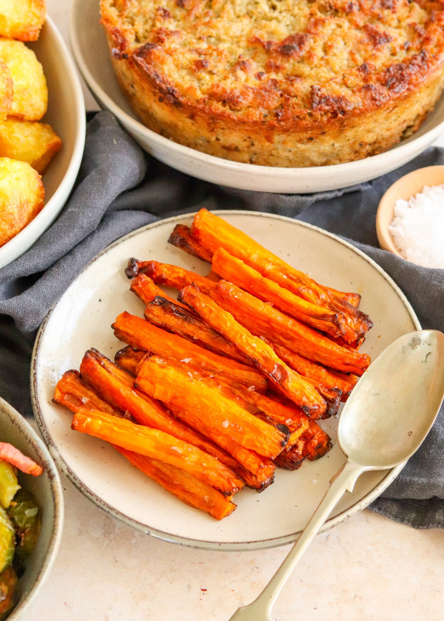 Roasted Air Fryer Carrots - Curly's Cooking