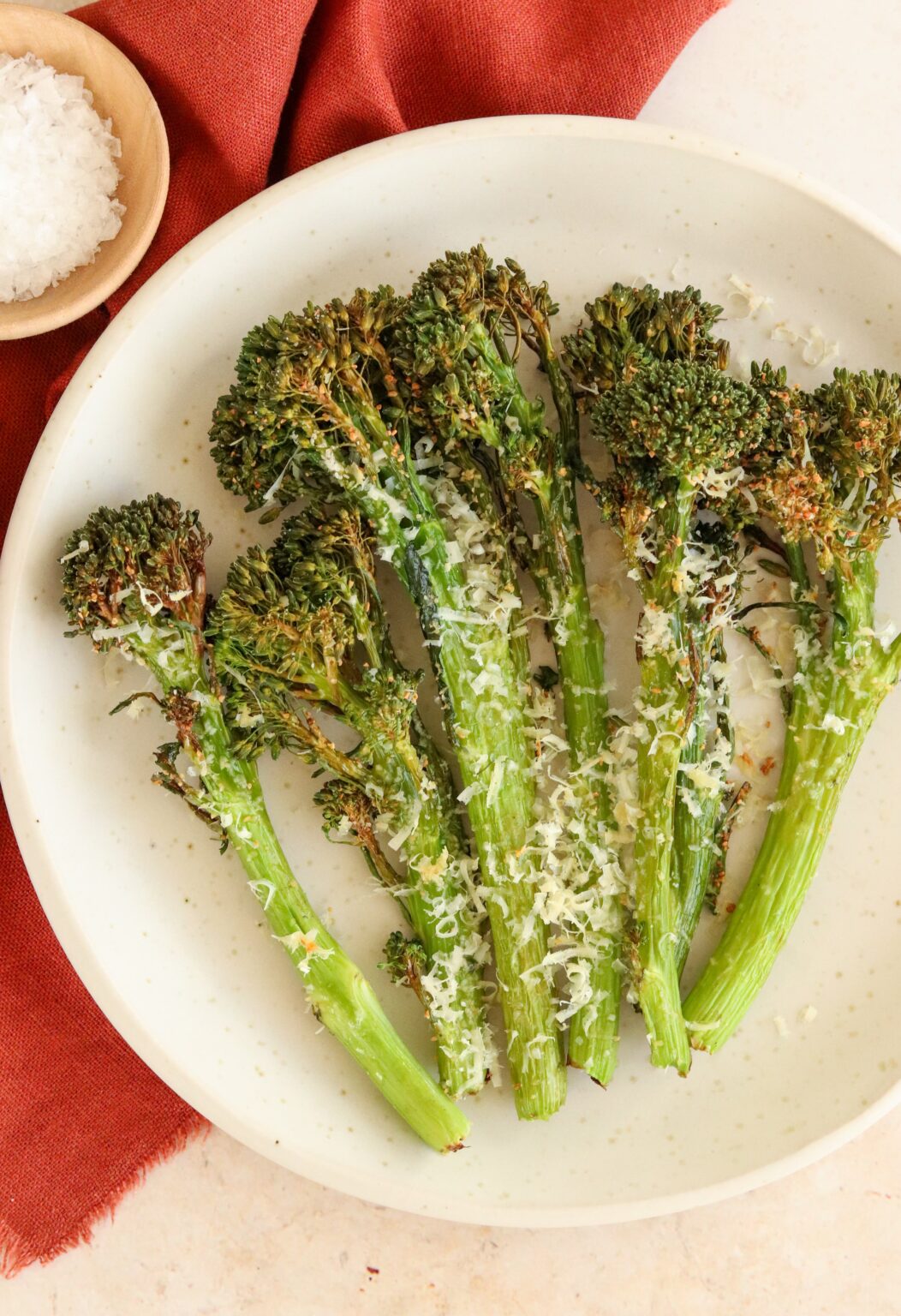 Air Fryer Parmesan Tenderstem Broccoli Curly's Cooking