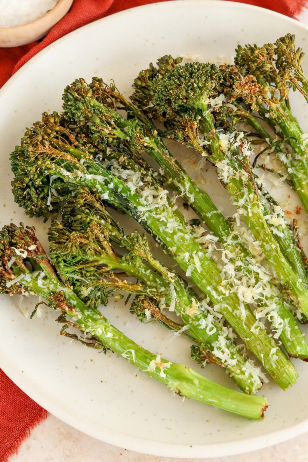 Air Fryer Parmesan Tenderstem Broccoli Curly's Cooking