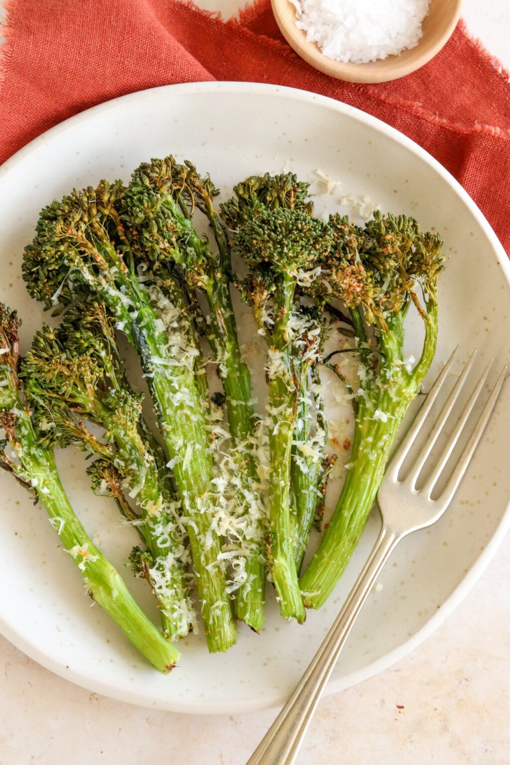 Air Fryer Parmesan Tenderstem Broccoli Curly's Cooking