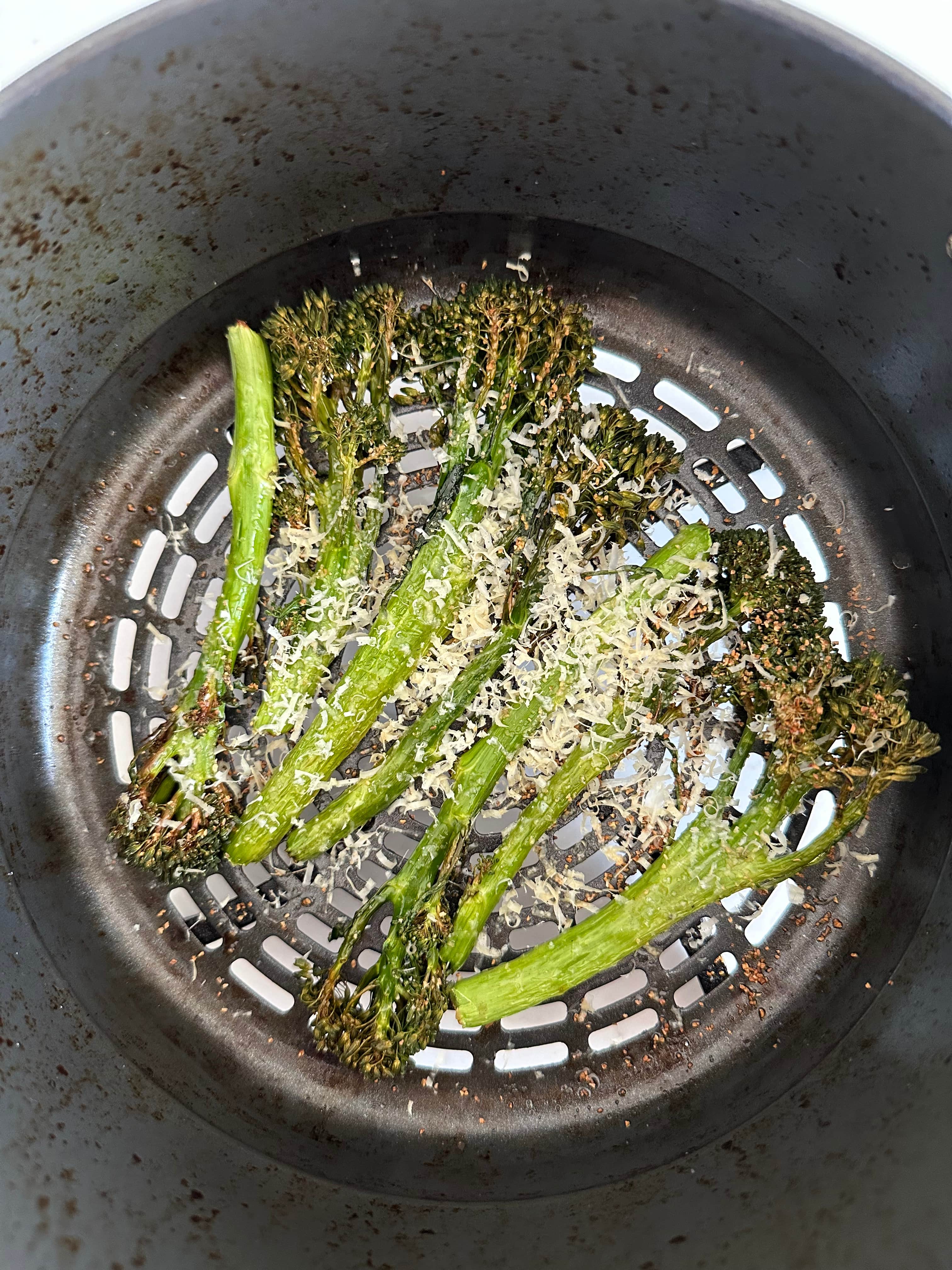 Air Fryer Parmesan Tenderstem Broccoli Curly's Cooking