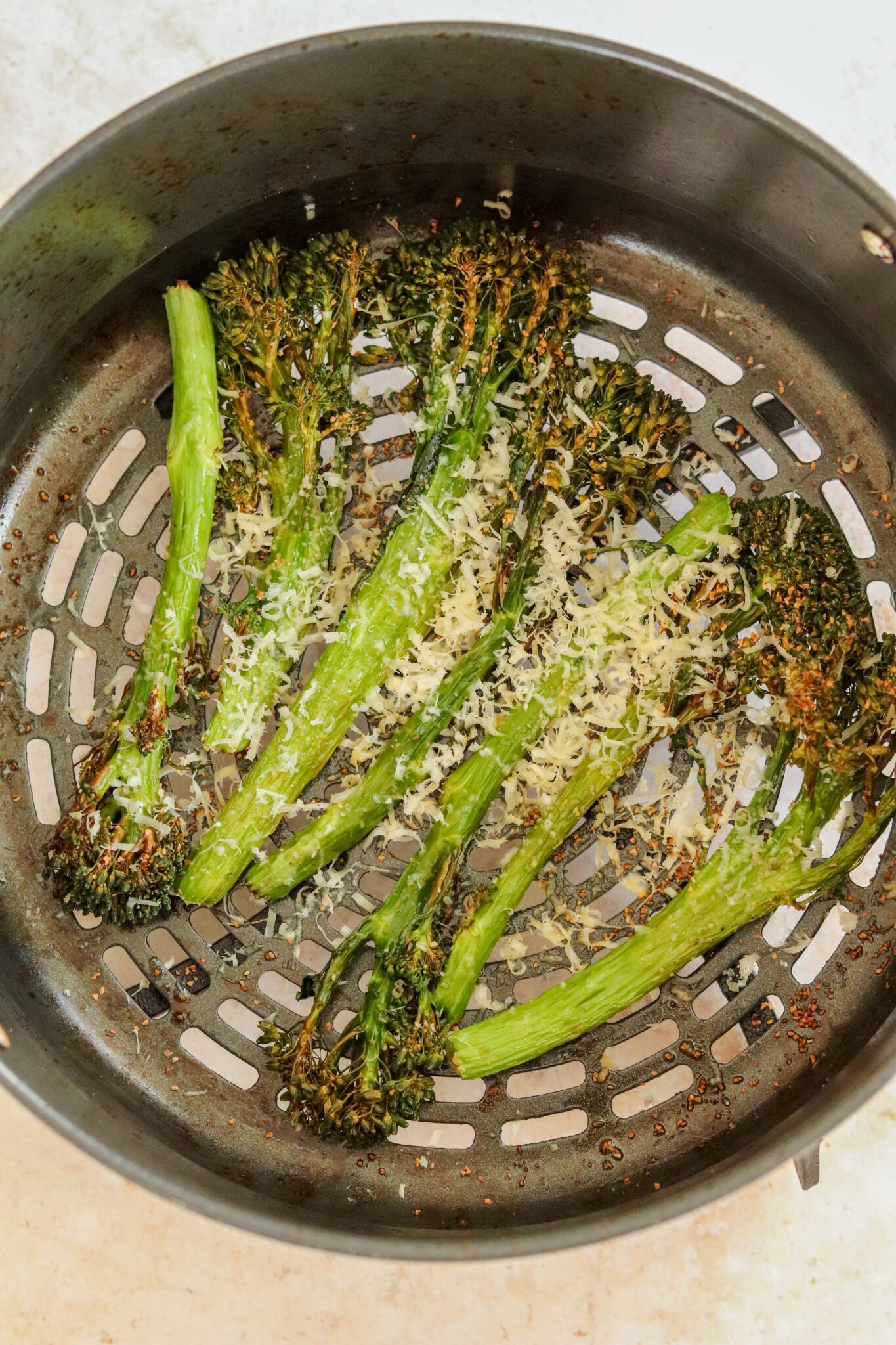 Air Fryer Parmesan Tenderstem Broccoli Curly's Cooking