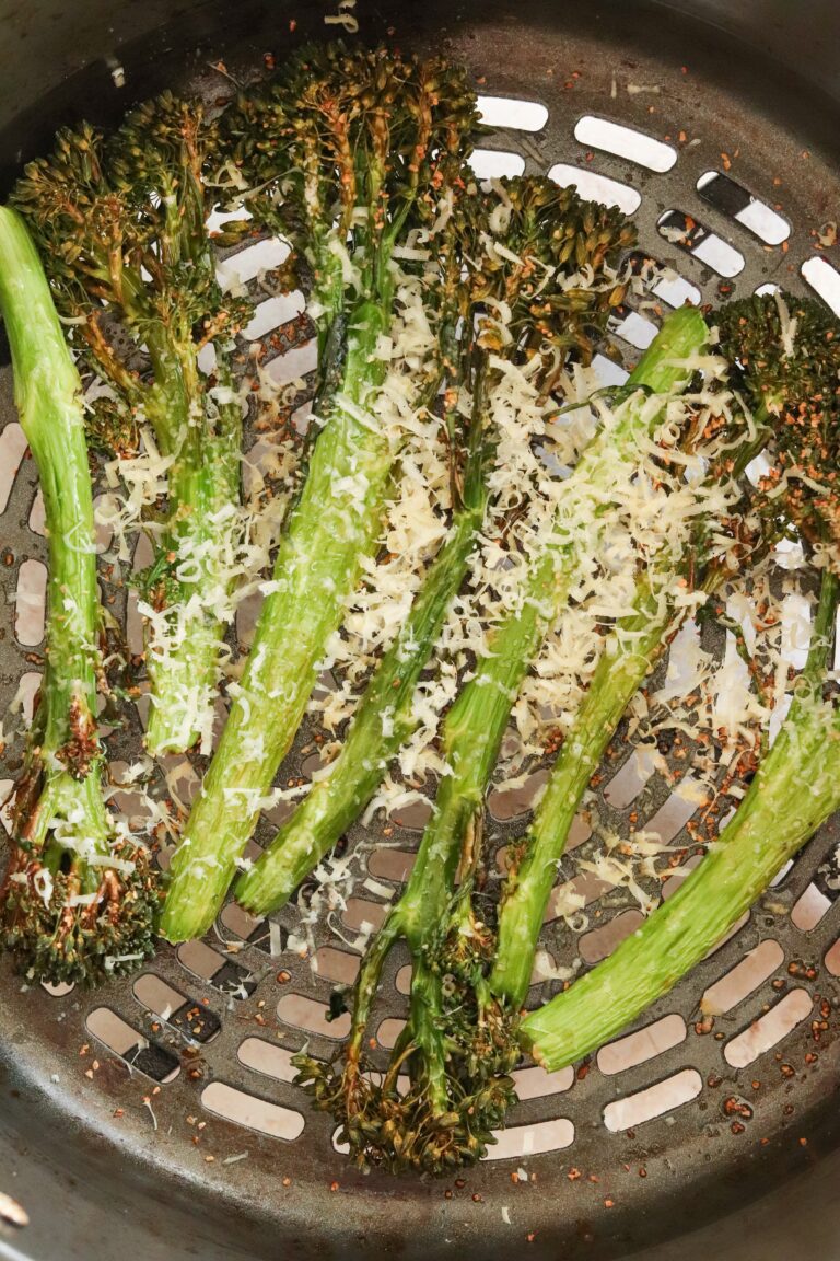 Air Fryer Parmesan Tenderstem Broccoli Curly's Cooking