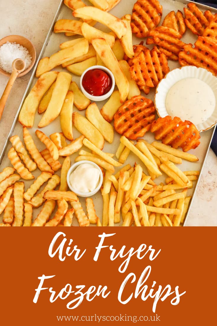 Air Fryer Frozen Chips Curly