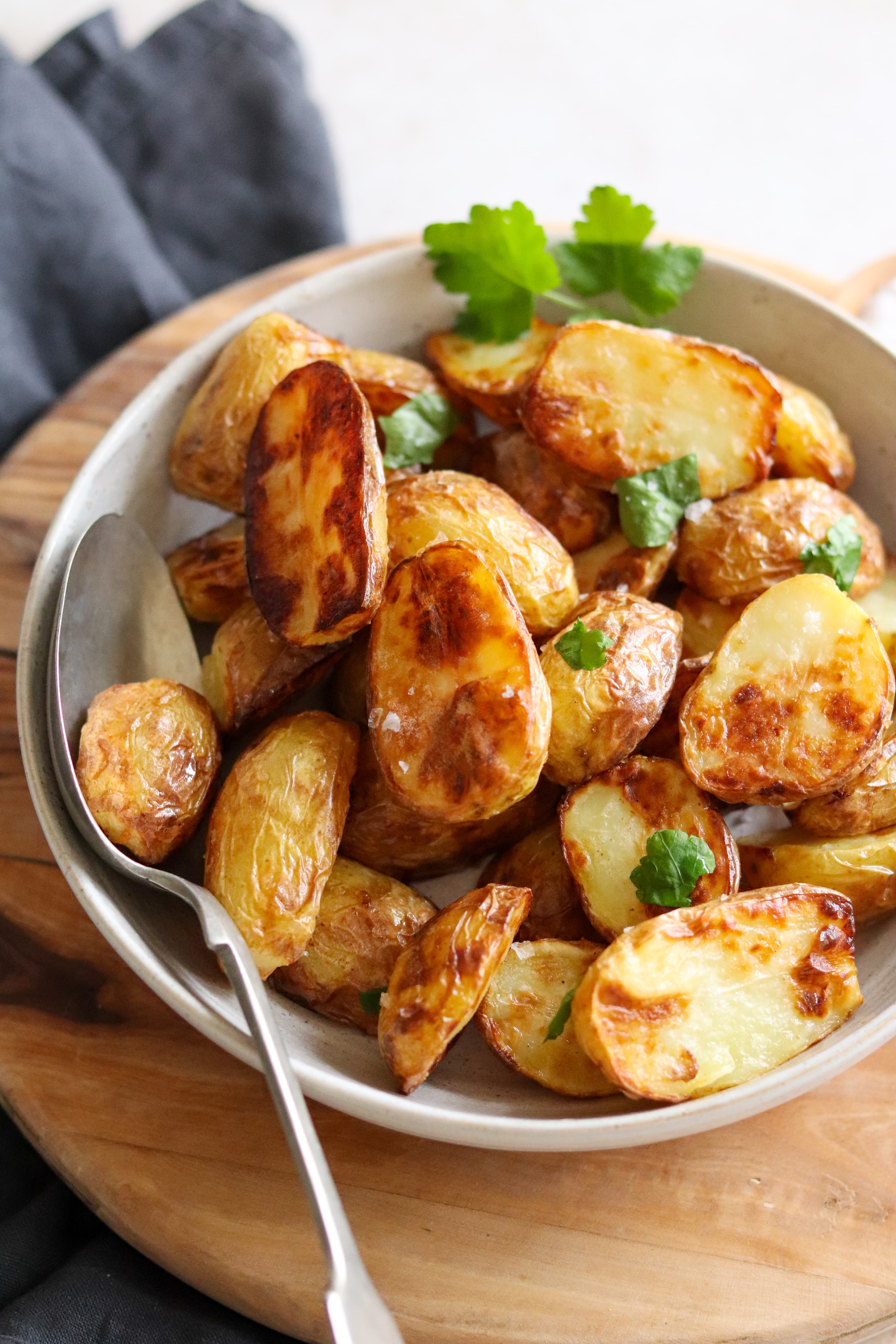 Air Fryer Baby Potatoes Curly's Cooking