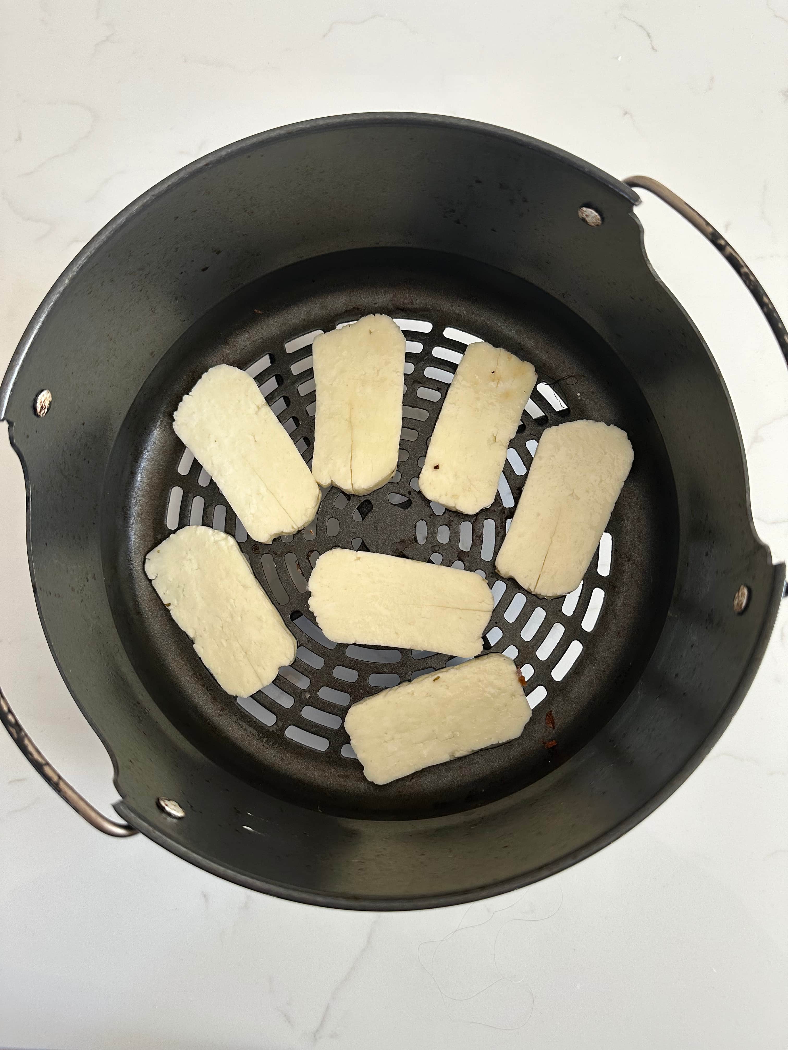 Air Fryer Halloumi Fries Curly's Cooking