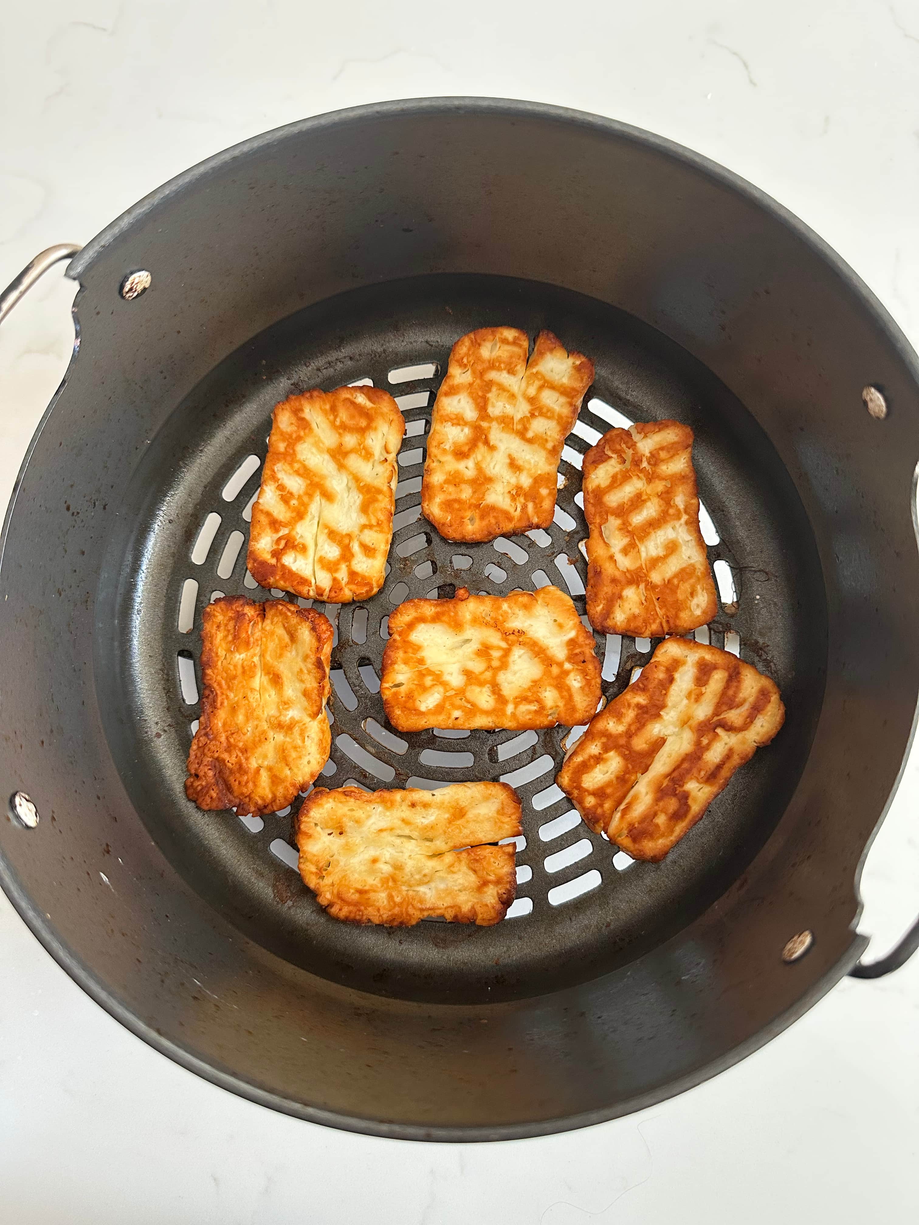 Air Fryer Halloumi Fries Curly's Cooking