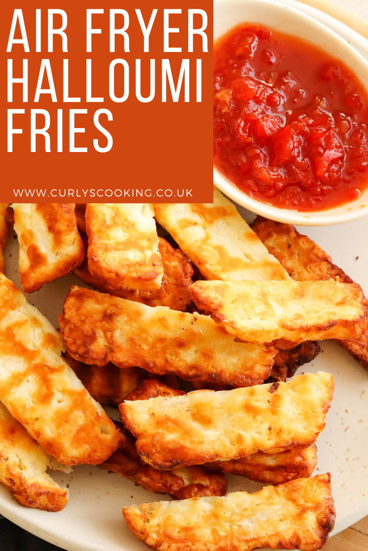 Air Fryer Halloumi Fries Curly's Cooking