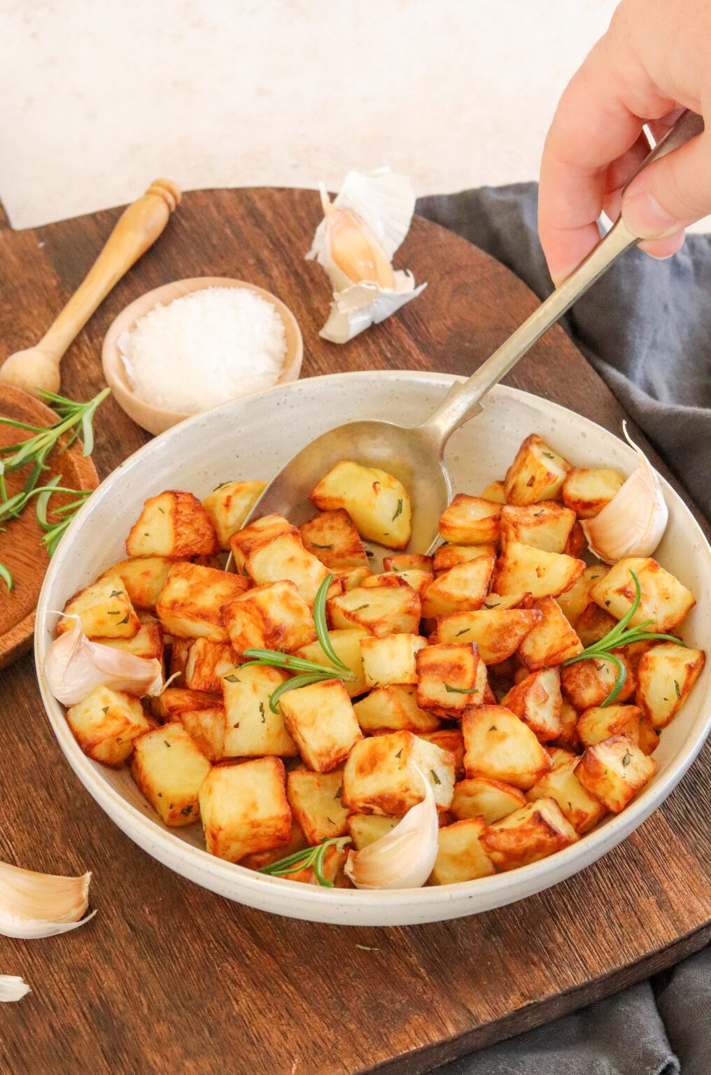 Air Fryer Parmentier Potatoes (Diced Potatoes) Curly's Cooking