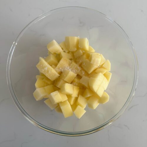 Air Fryer Parmentier Potatoes (Diced Potatoes) Curly's Cooking