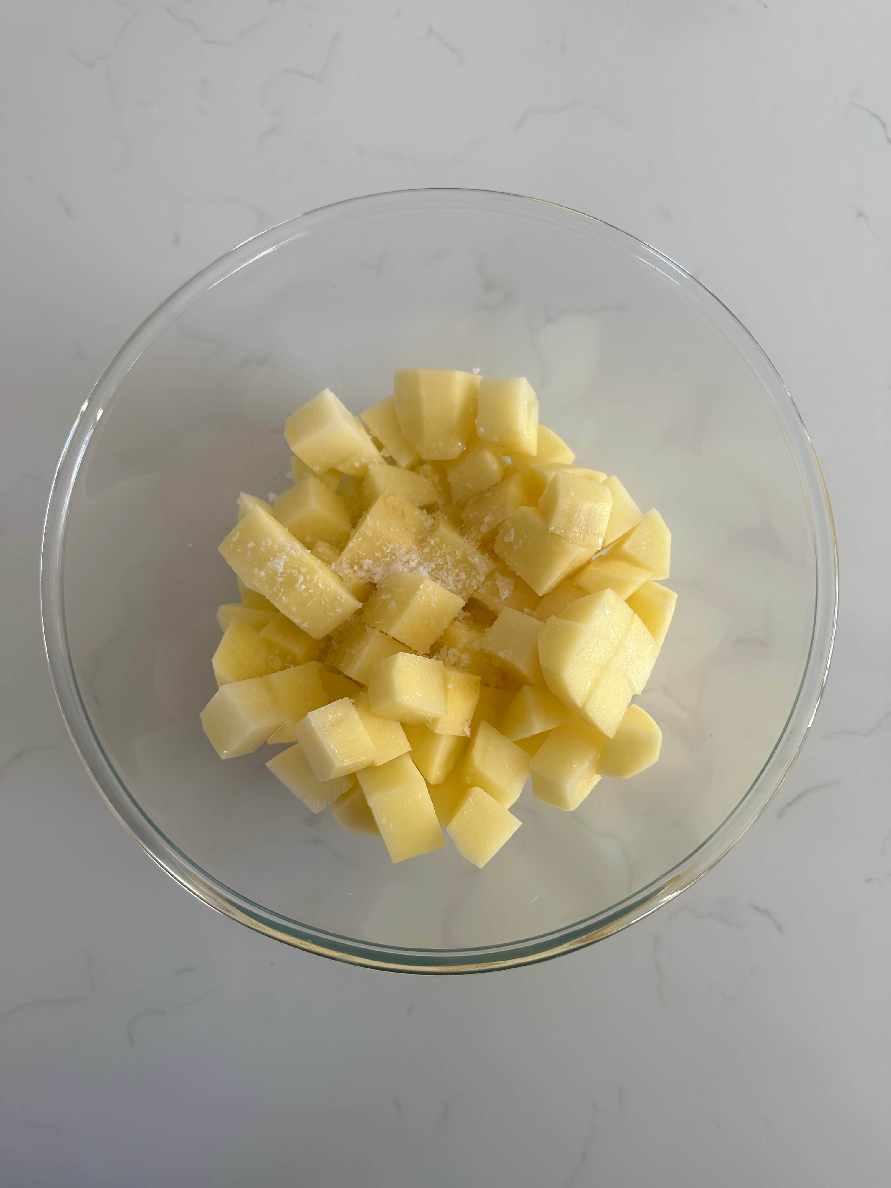 Air Fryer Parmentier Potatoes (Diced Potatoes) Curly's Cooking