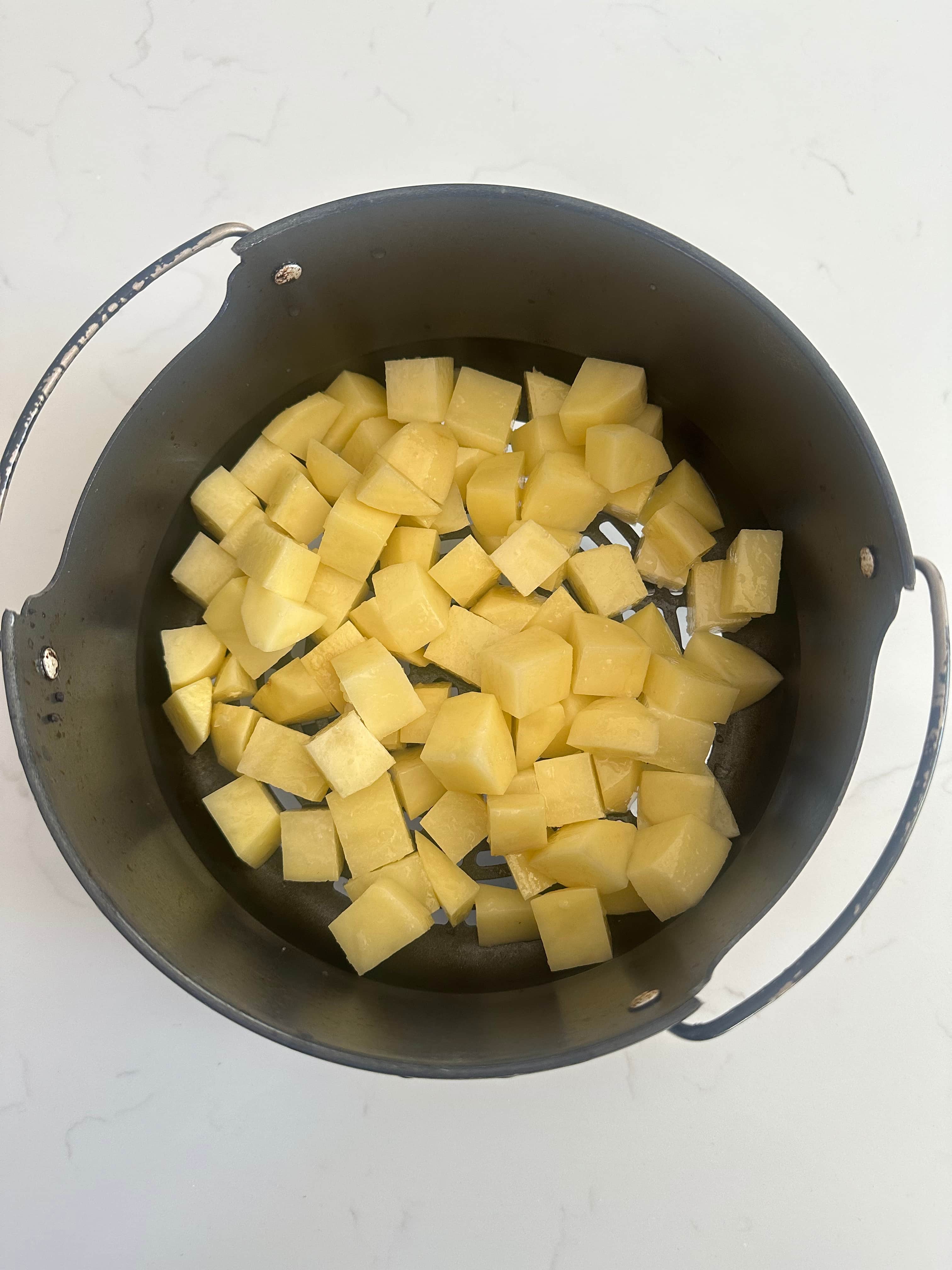 Air Fryer Parmentier Potatoes (Diced Potatoes) Curly's Cooking