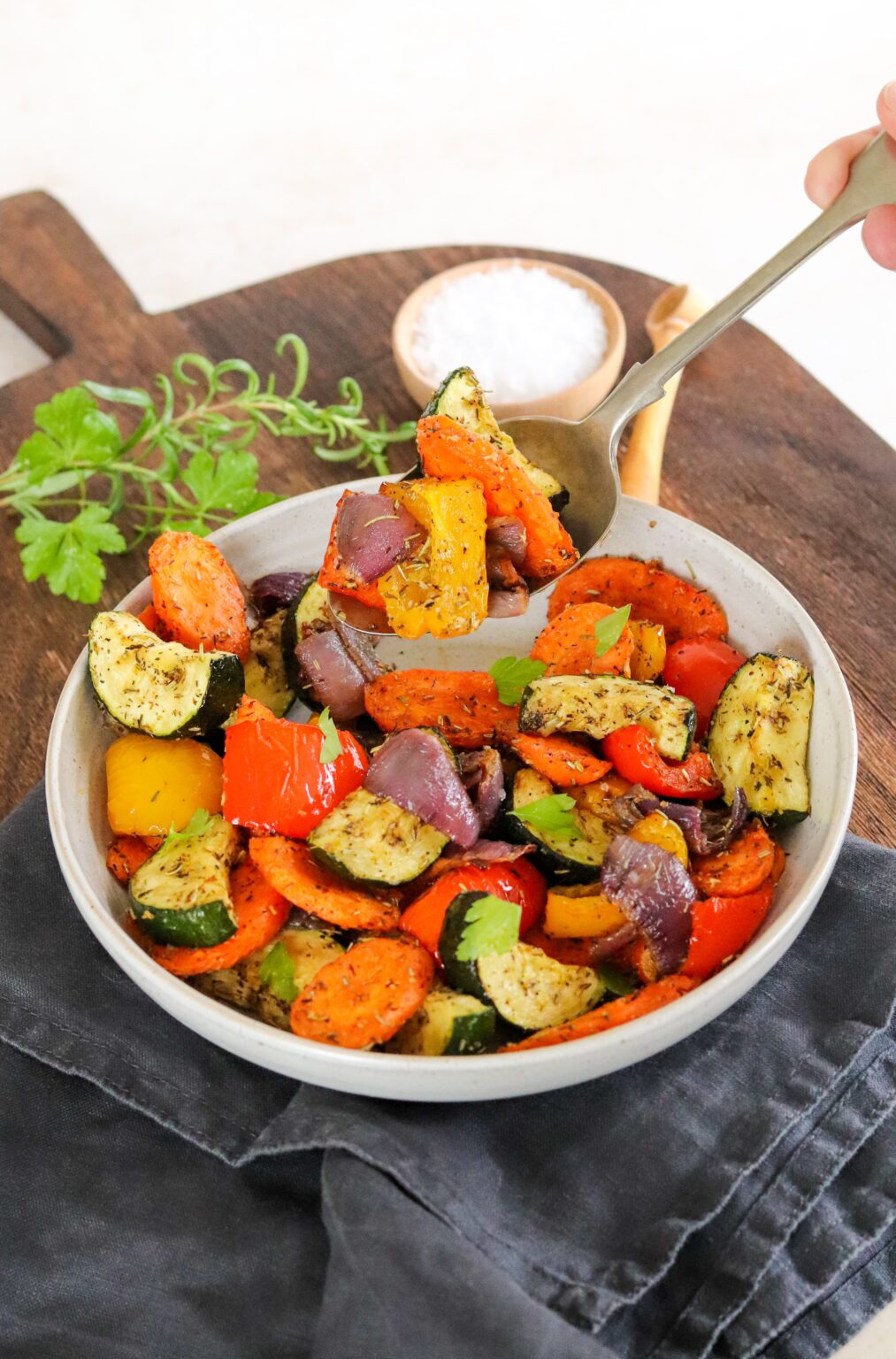 Air Fryer Roasted Vegetables Curly's Cooking