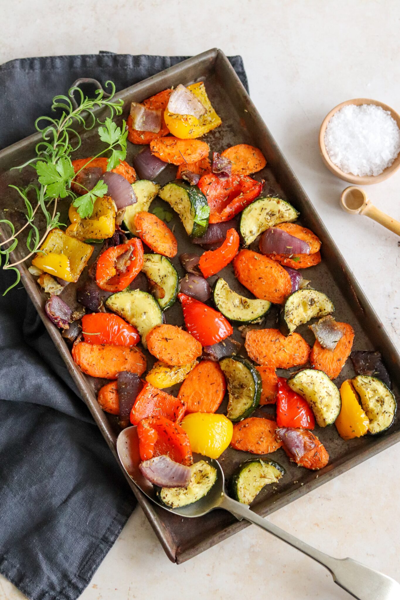 Air Fryer Roasted Vegetables Curly