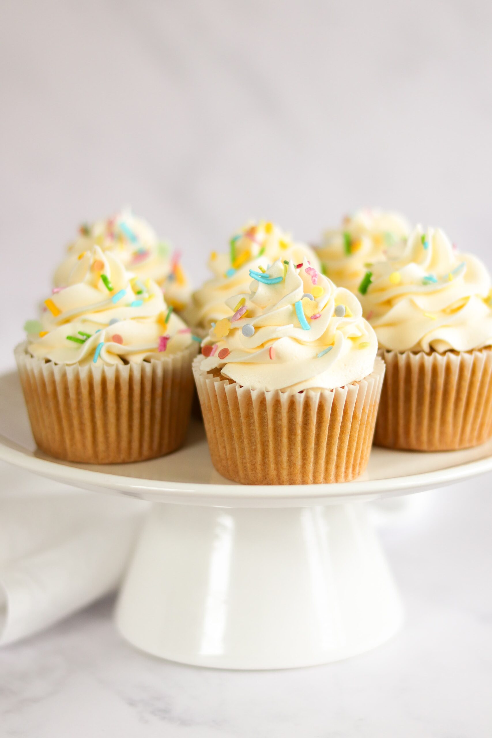 Small Batch Vanilla Cupcakes